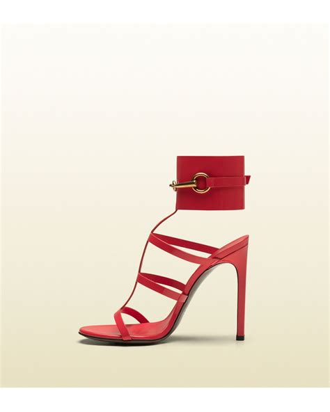 red gucci ursula heels|gucci stiletto heels.